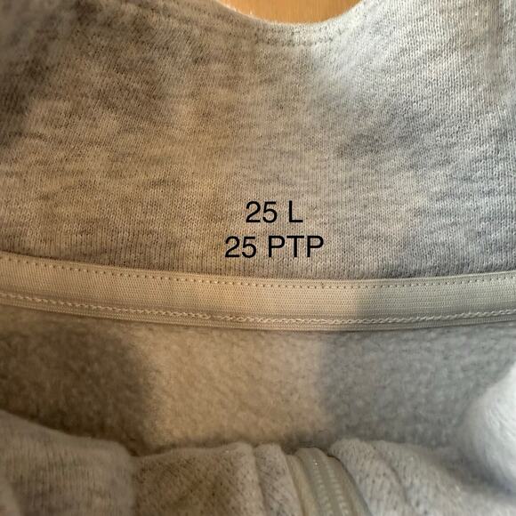 Lululemon 1/4 Zip Fleece Pullover Women's Large Gray Athleisure Sportswear - Picture 6 of 9